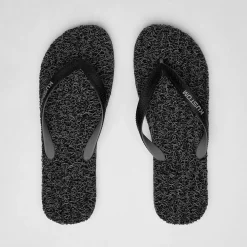 Kustom Noodle Marle Thongs Black Grey Discount