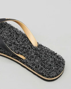 Kustom Noodle Marle Thongs Black/tan New