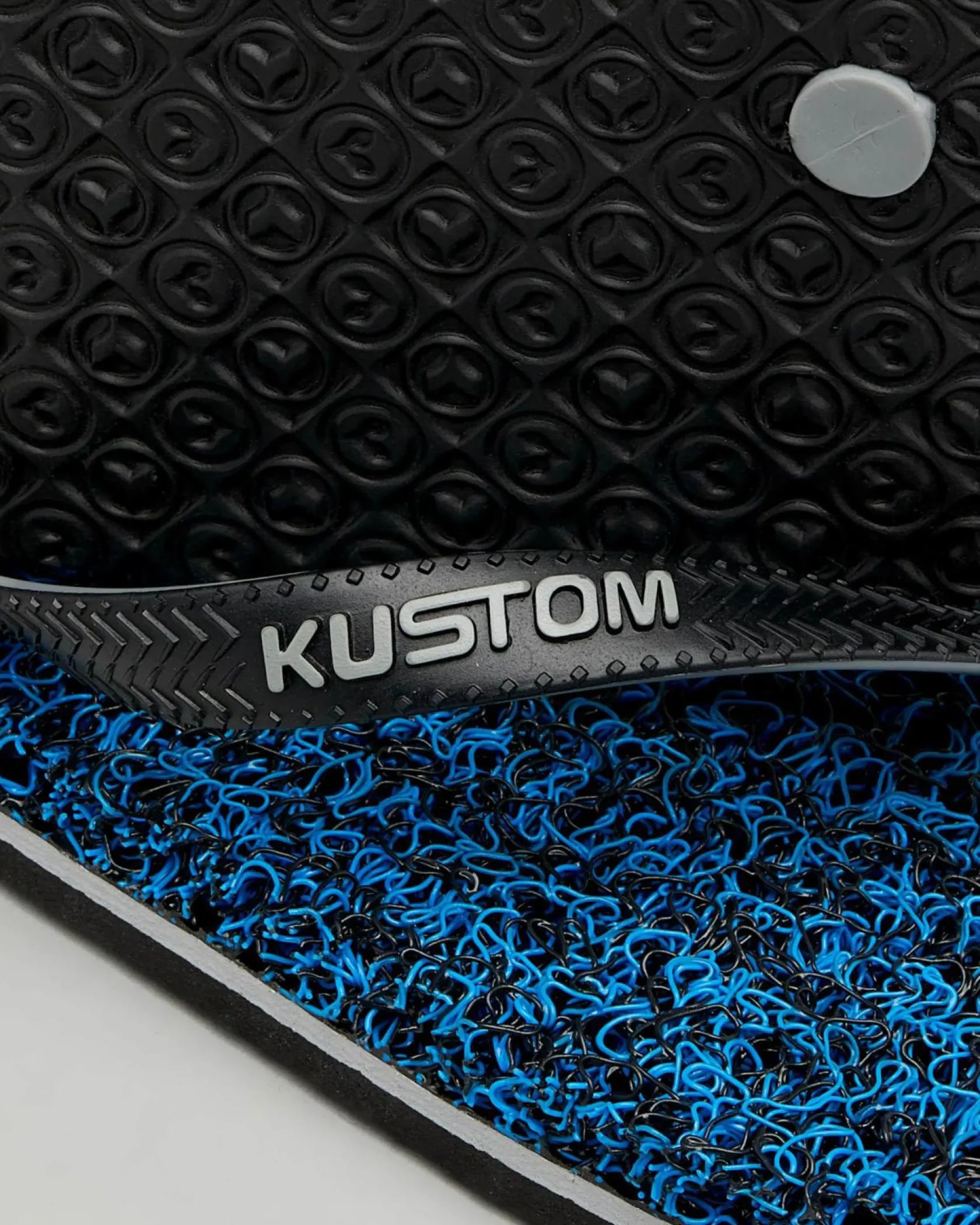 Kustom Noodle Marle Thongs Blue Black Best