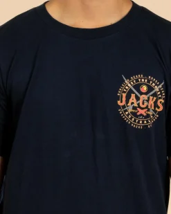 Jacks Noosa T-Shirt Navy Clearance