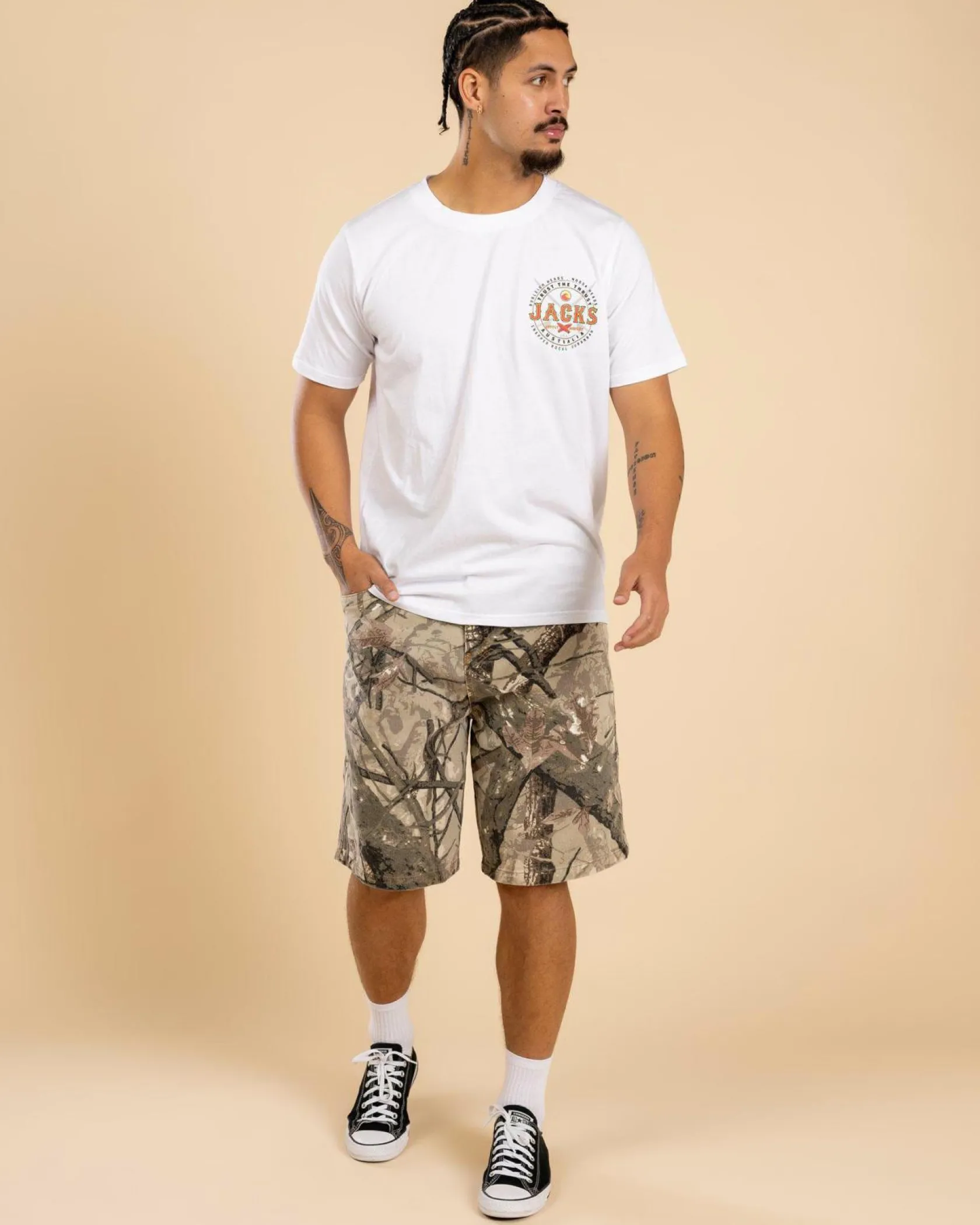 Jacks Noosa T-Shirt White Discount