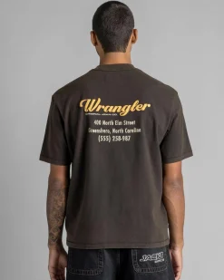 Wrangler North Elm Slacker T-Shirt Worn Black Sale