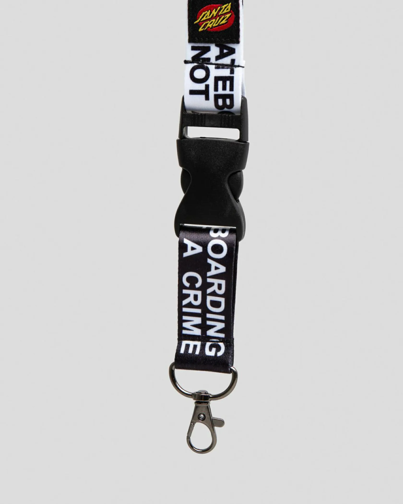 Santa Cruz Not A Crime Lanyard Black/white Best
