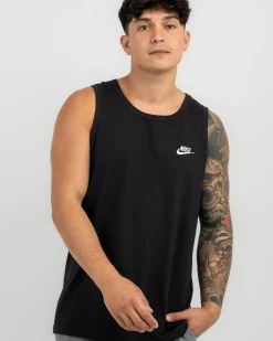 Nike NSW Club Singlet Black/white