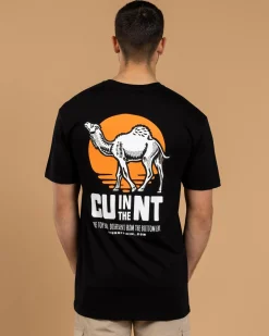 CU in the NT NT Camel T-Shirt Black Clearance