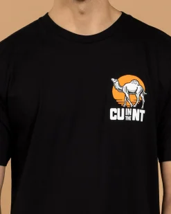 CU in the NT NT Camel T-Shirt Black Clearance