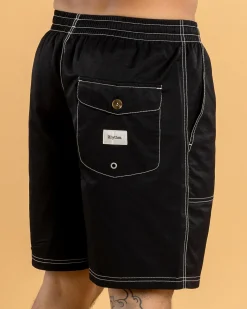 Rhythm Nylon Fatigue Jam Shorts Black Sale