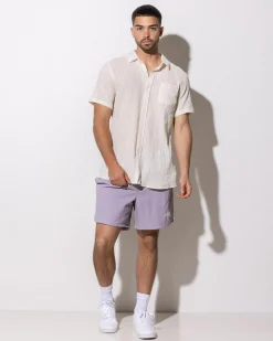 S-Double Nylon King Coast Shorts Dusty Grape Best