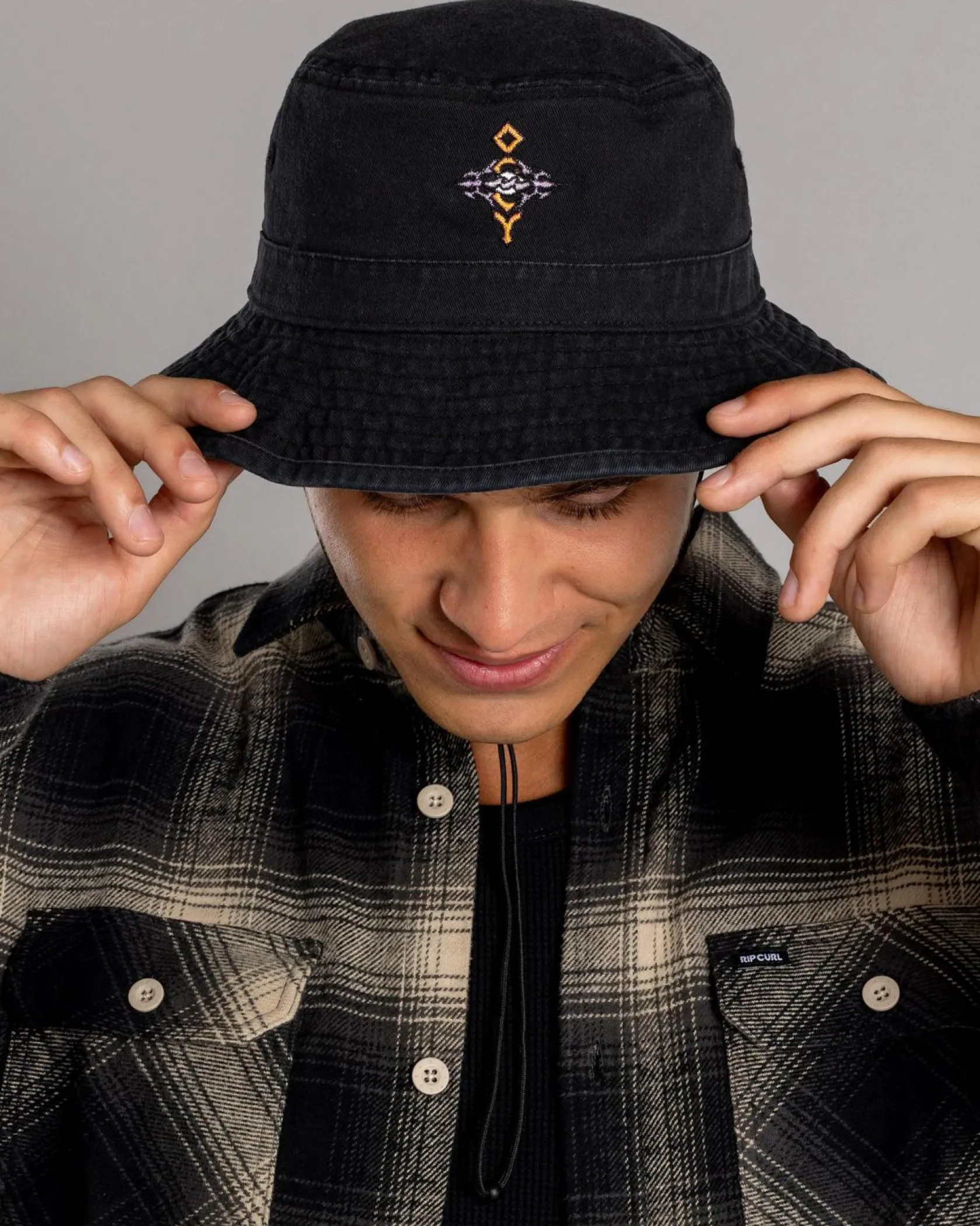 Billabong Occy Boonie Hat Washed Black New