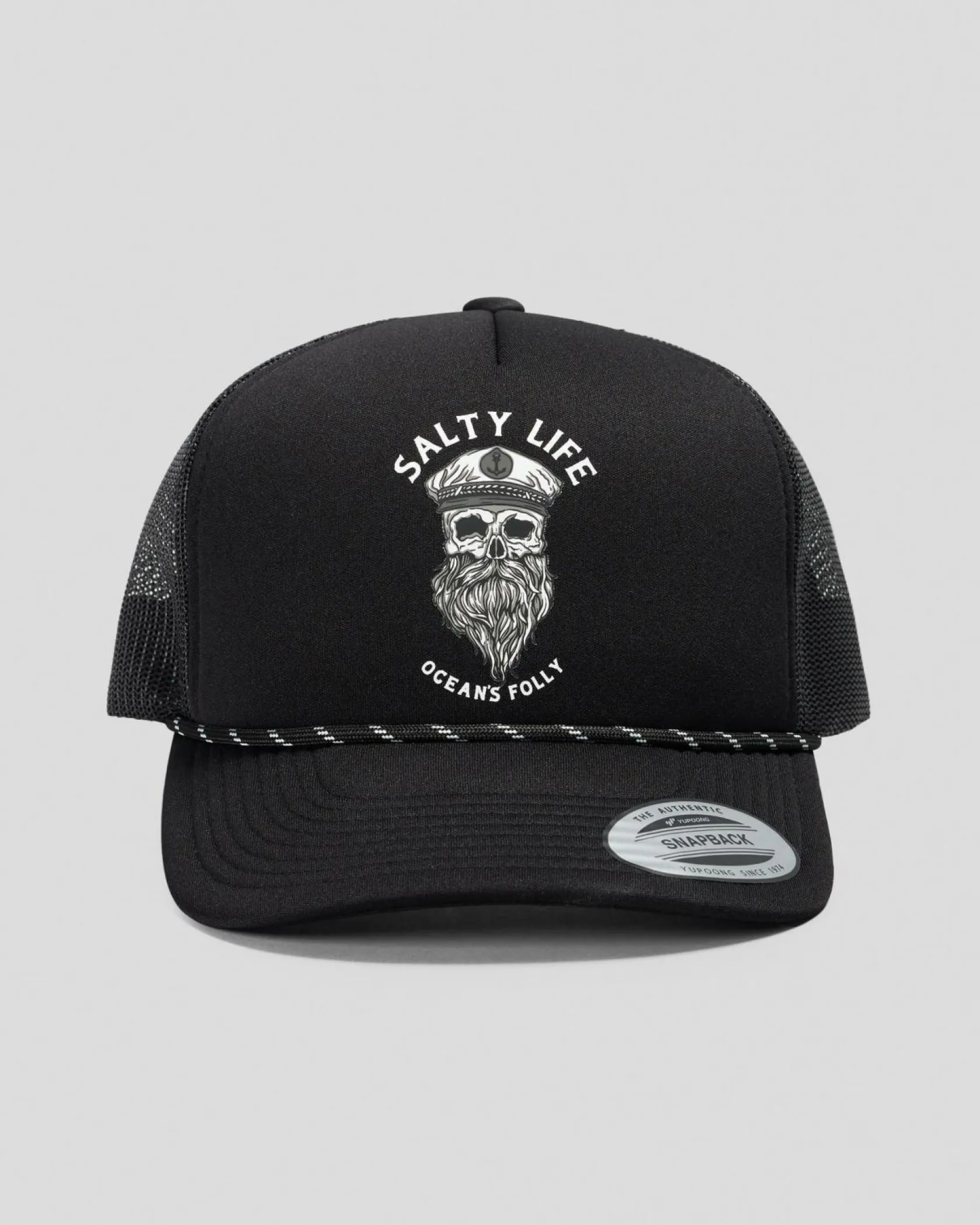 Salty Life Oceans Folly Trucker Cap Black Sale