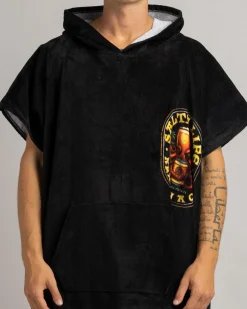 Salty Life Octobrew Hooded Towel Black Online