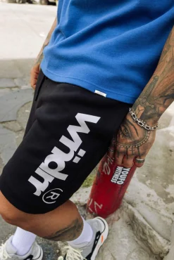 Wndrr Offcut Tech Track Shorts Black Online