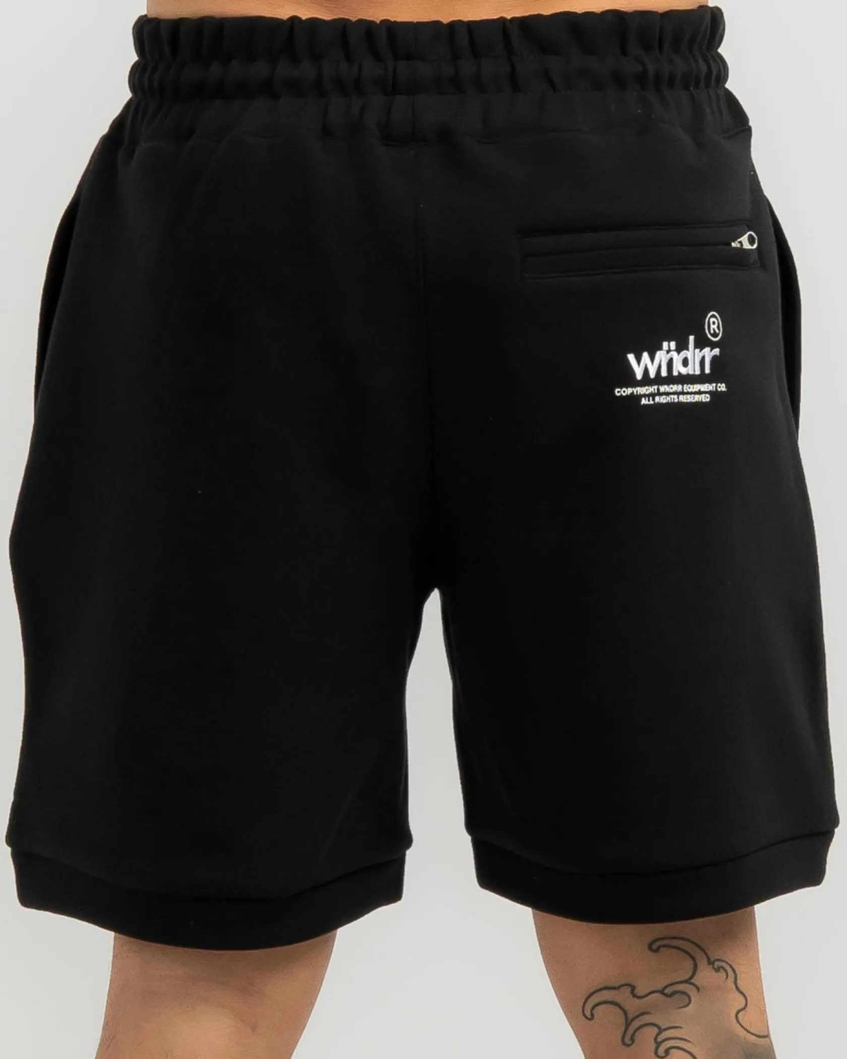 Wndrr Offcut Tech Track Shorts Black Online