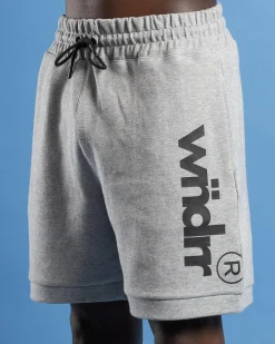Wndrr Offcut Tech Track Shorts Grey Marle Sale