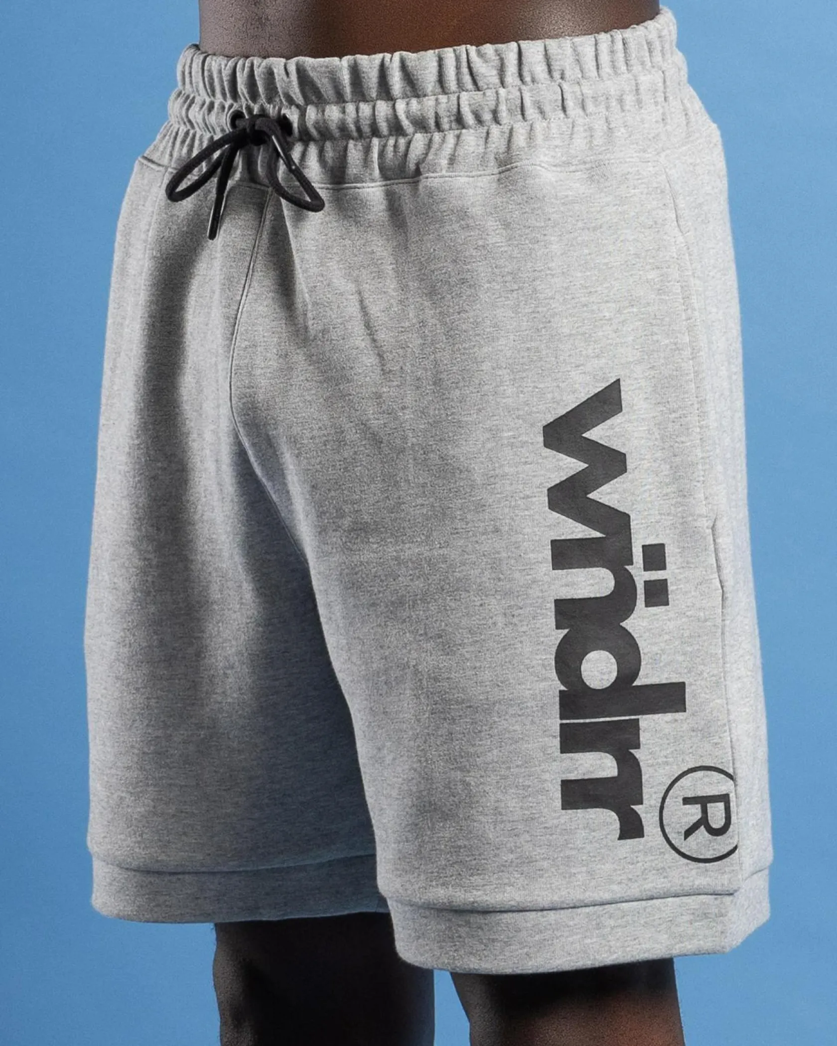 Wndrr Offcut Tech Track Shorts Grey Marle Sale