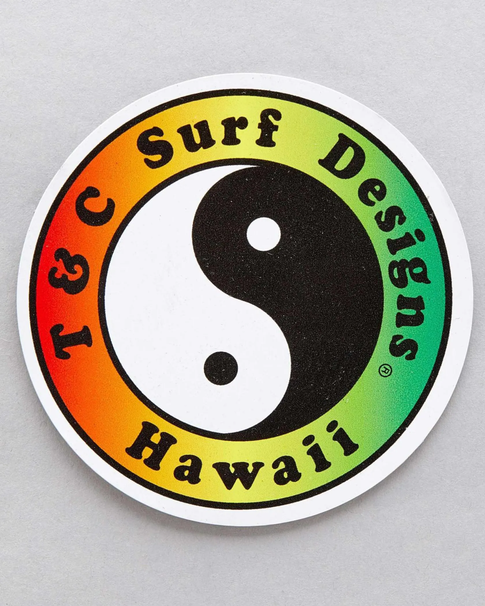 Town & Country Surf Designs OG Sticker Rasta Sale