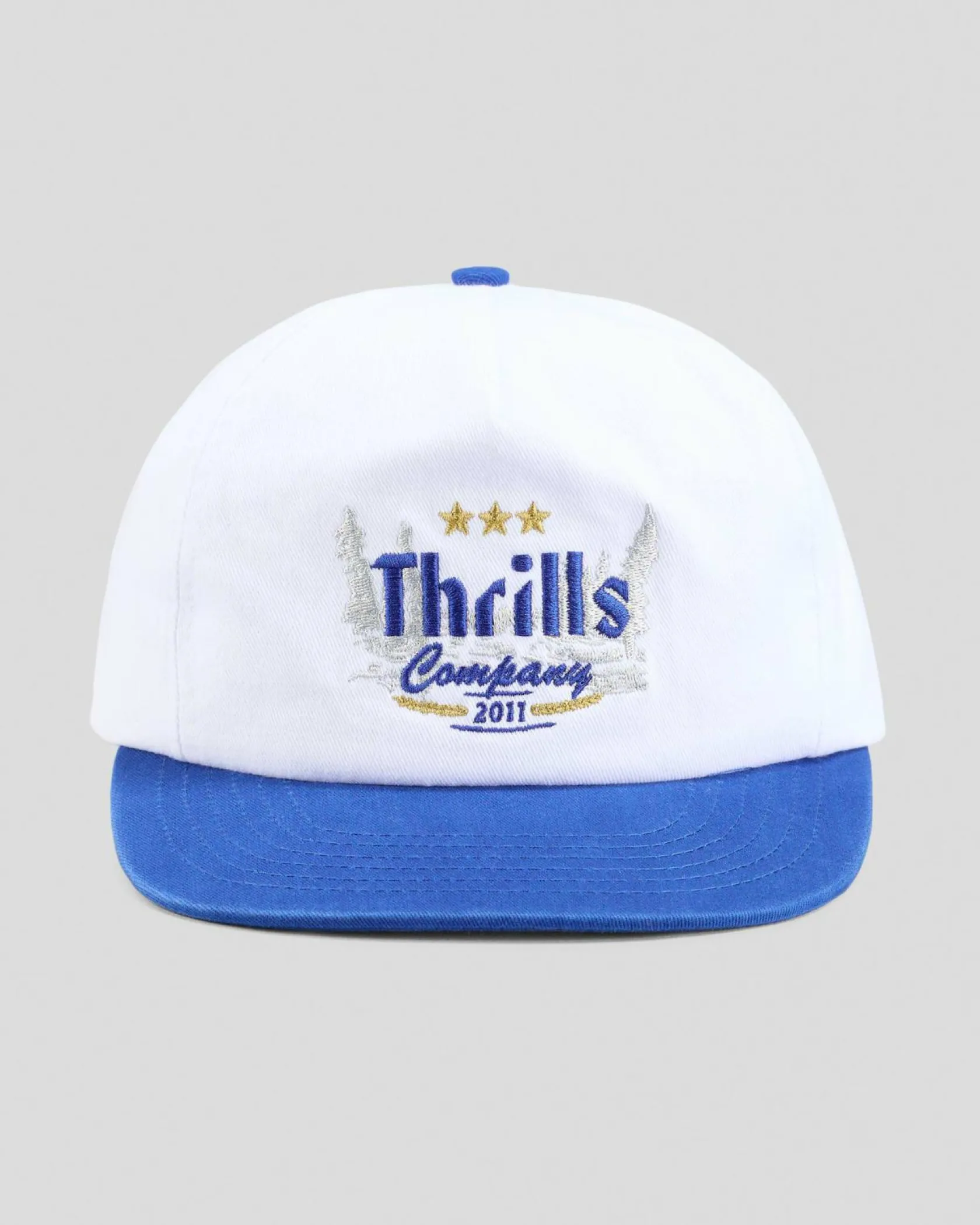 Thrills OG Strength 5 Panel Cap White New