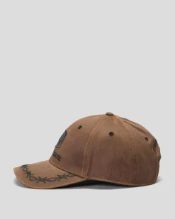 John Deere Oilskin Cap Brown New