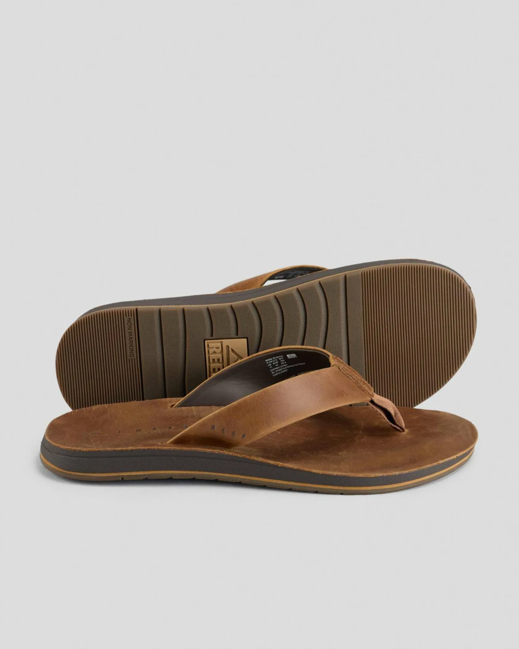 Reef Ojai Classic Sandals Dark Brown Clearance