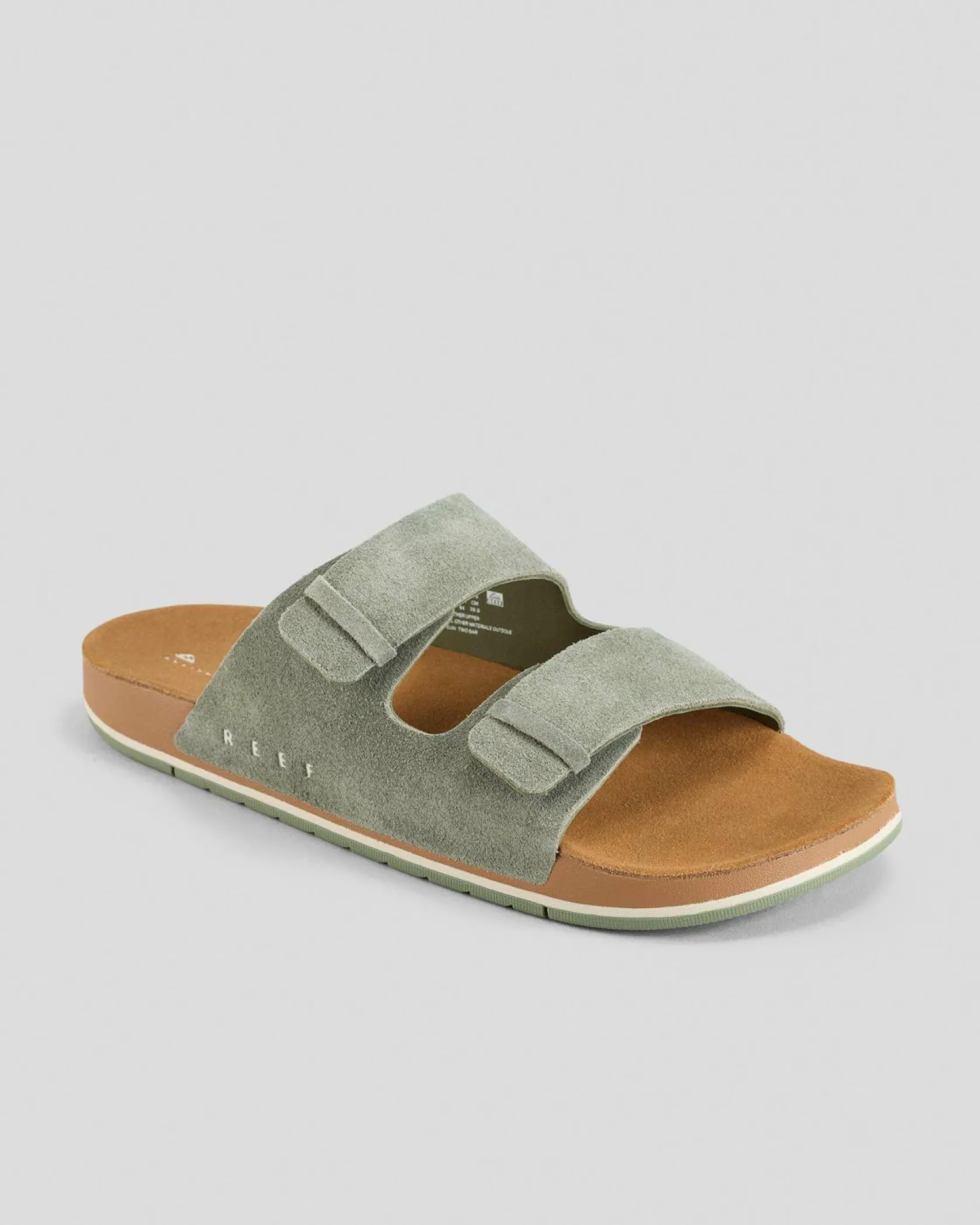 Reef Ojai Two Bar Sandals Faded Olive Outlet