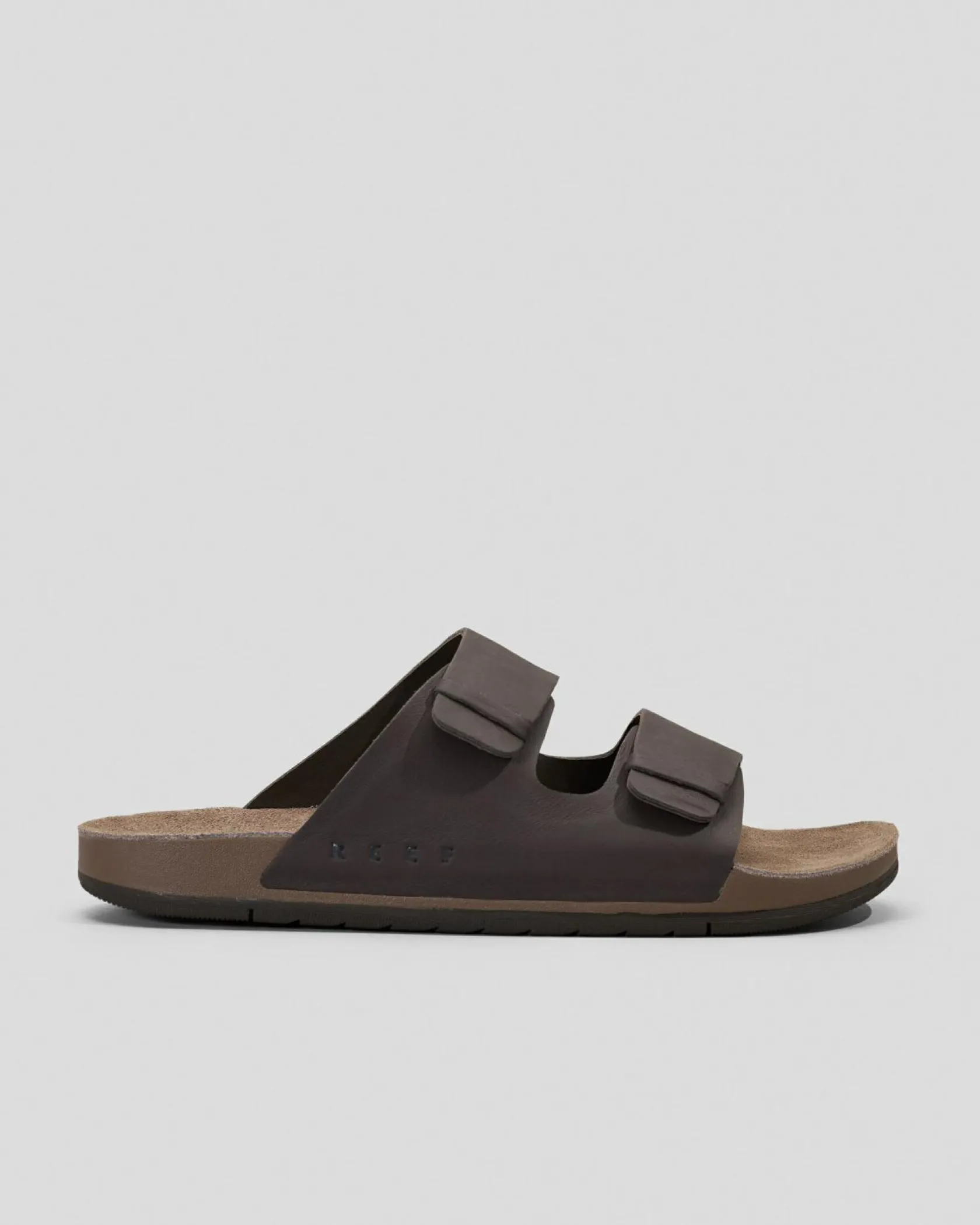Reef Ojai Two Bar Sandals Brown Leather New