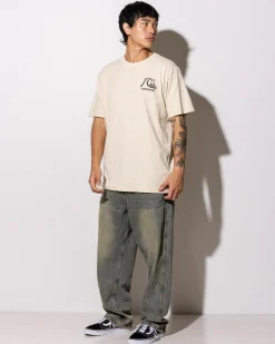 Quiksilver Omni Checked T-Shirt Fog