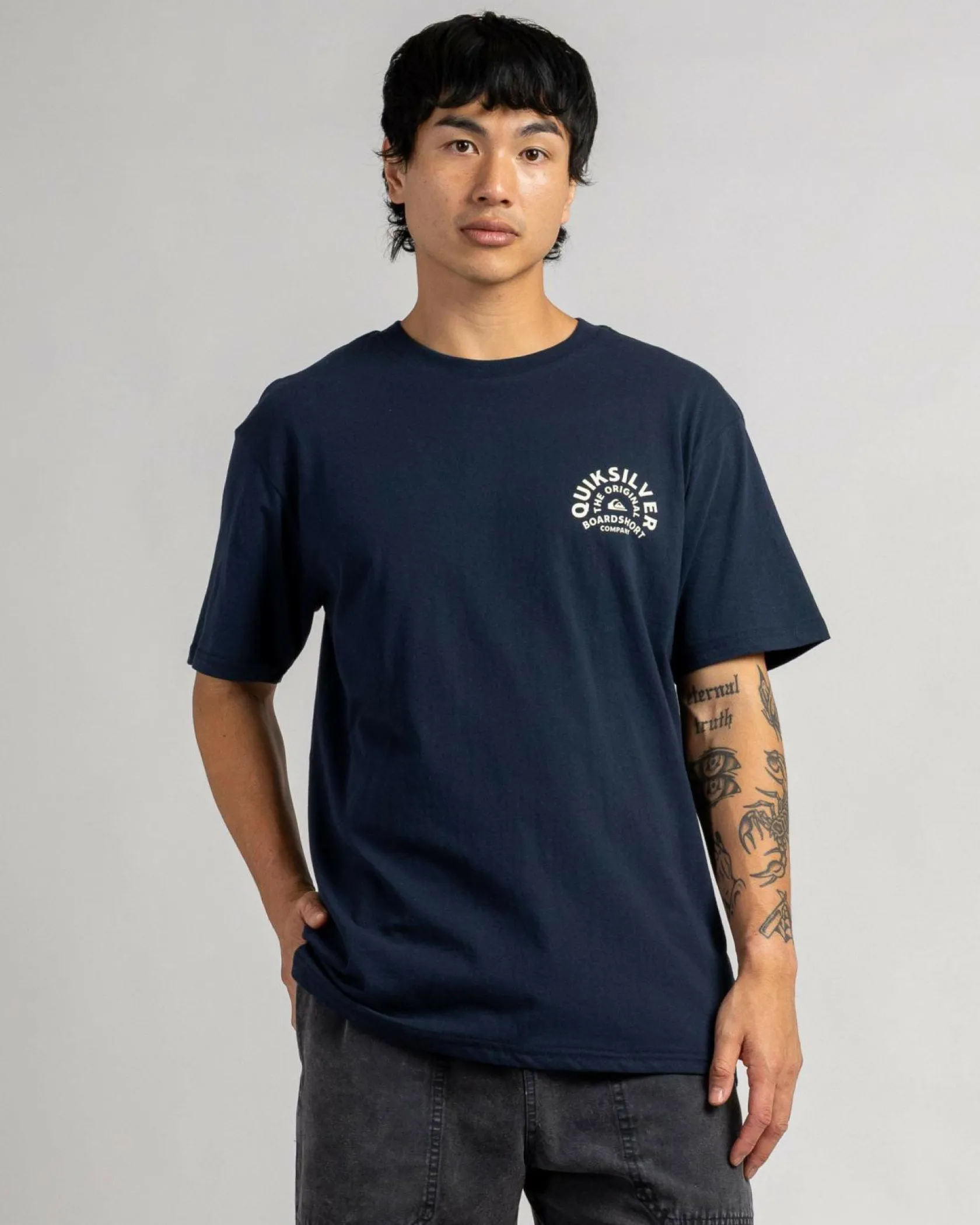 Quiksilver On Target T-Shirt Dark Navy Hot