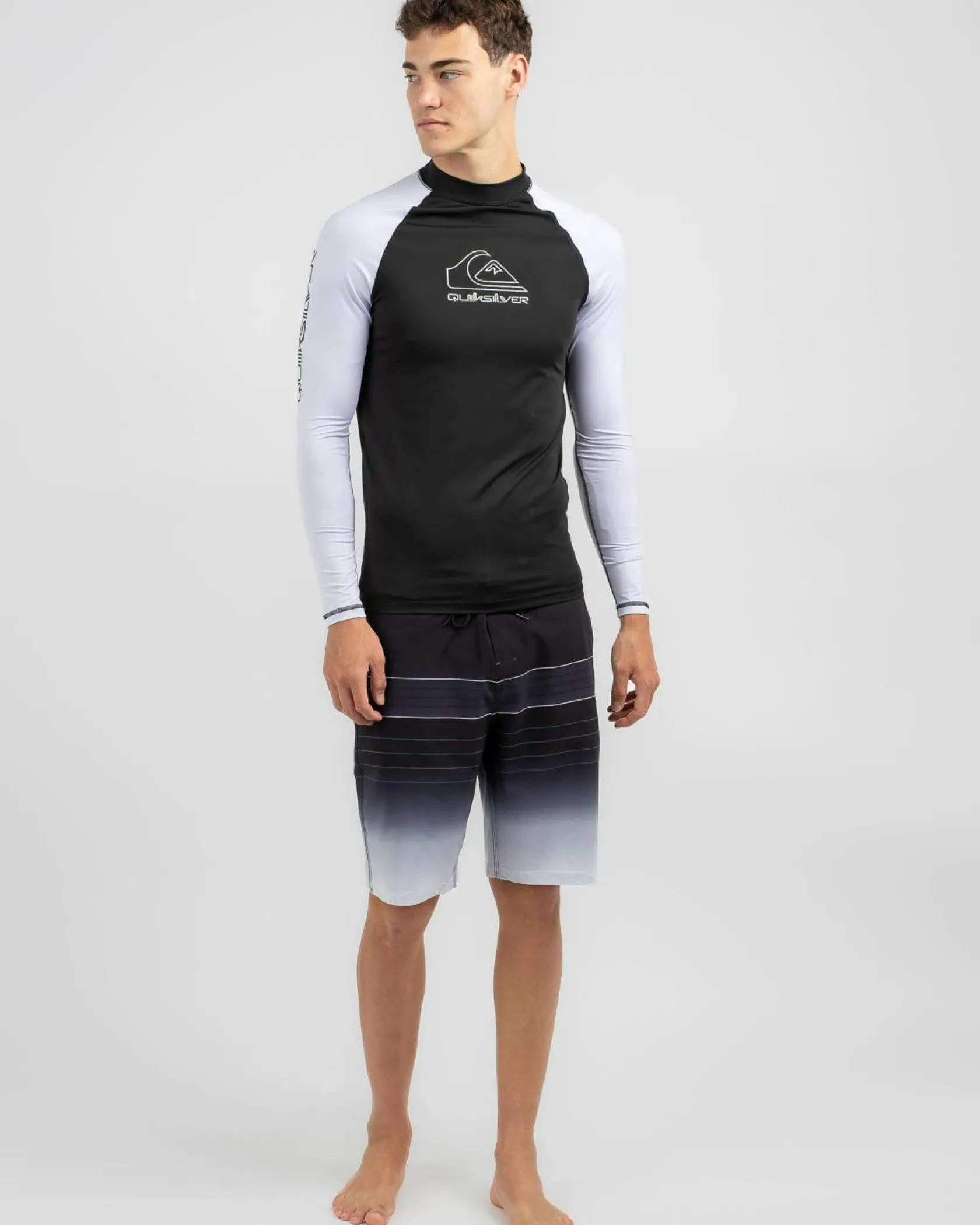 Quiksilver On Tour Long Sleeve Rash Vest Black Online