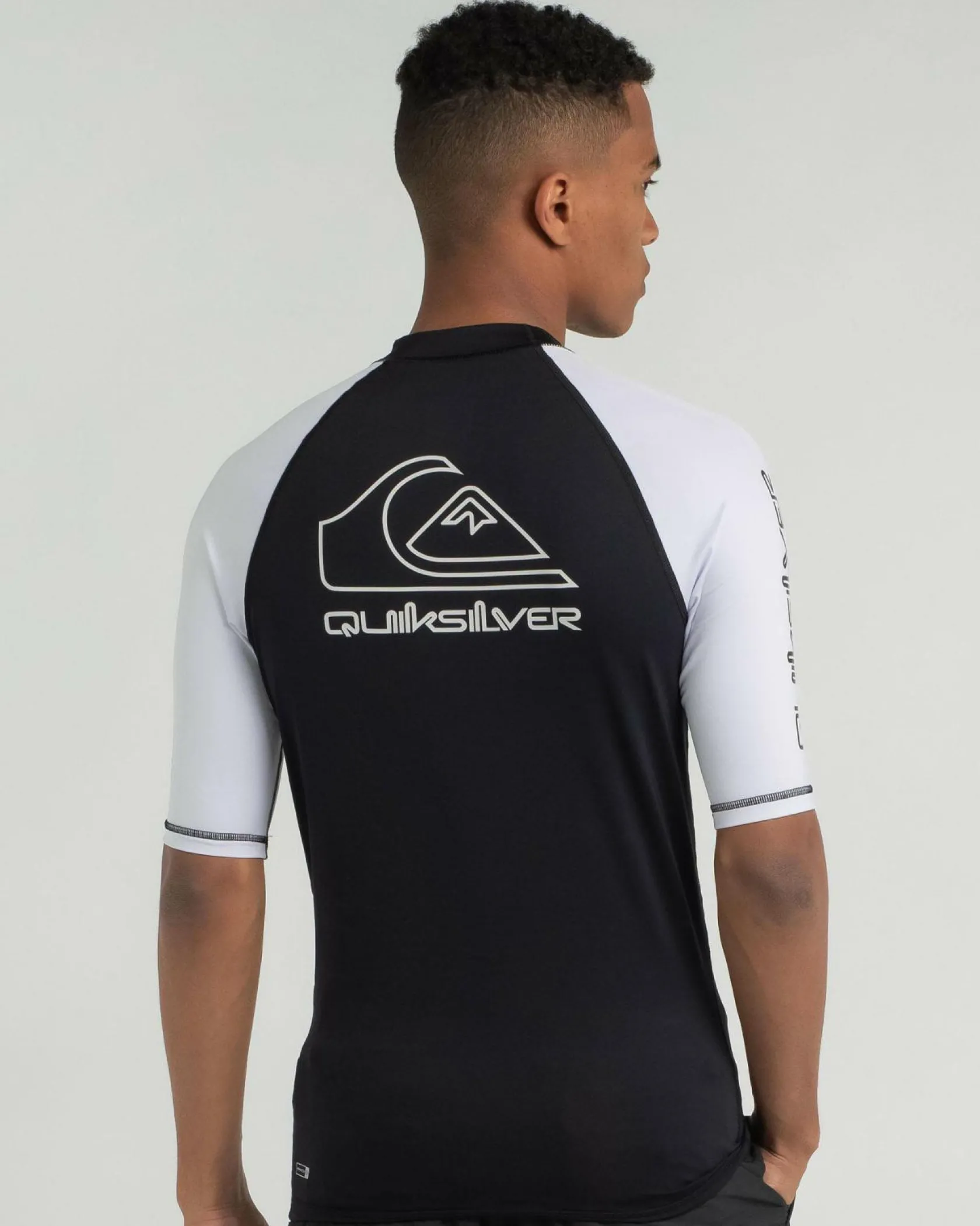 Quiksilver On Tour Short Sleeve Rash Vest Black Hot