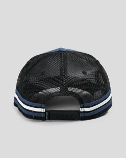 Salty Life Once Bitten 3.0 Trucker Cap Washed Blue Sale