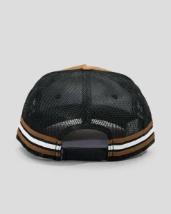Salty Life Once Bitten 3.0 Trucker Cap Tan/black Hot