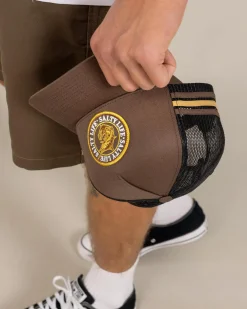 Salty Life Once Bitten 3.0 Trucker Cap Chocolate