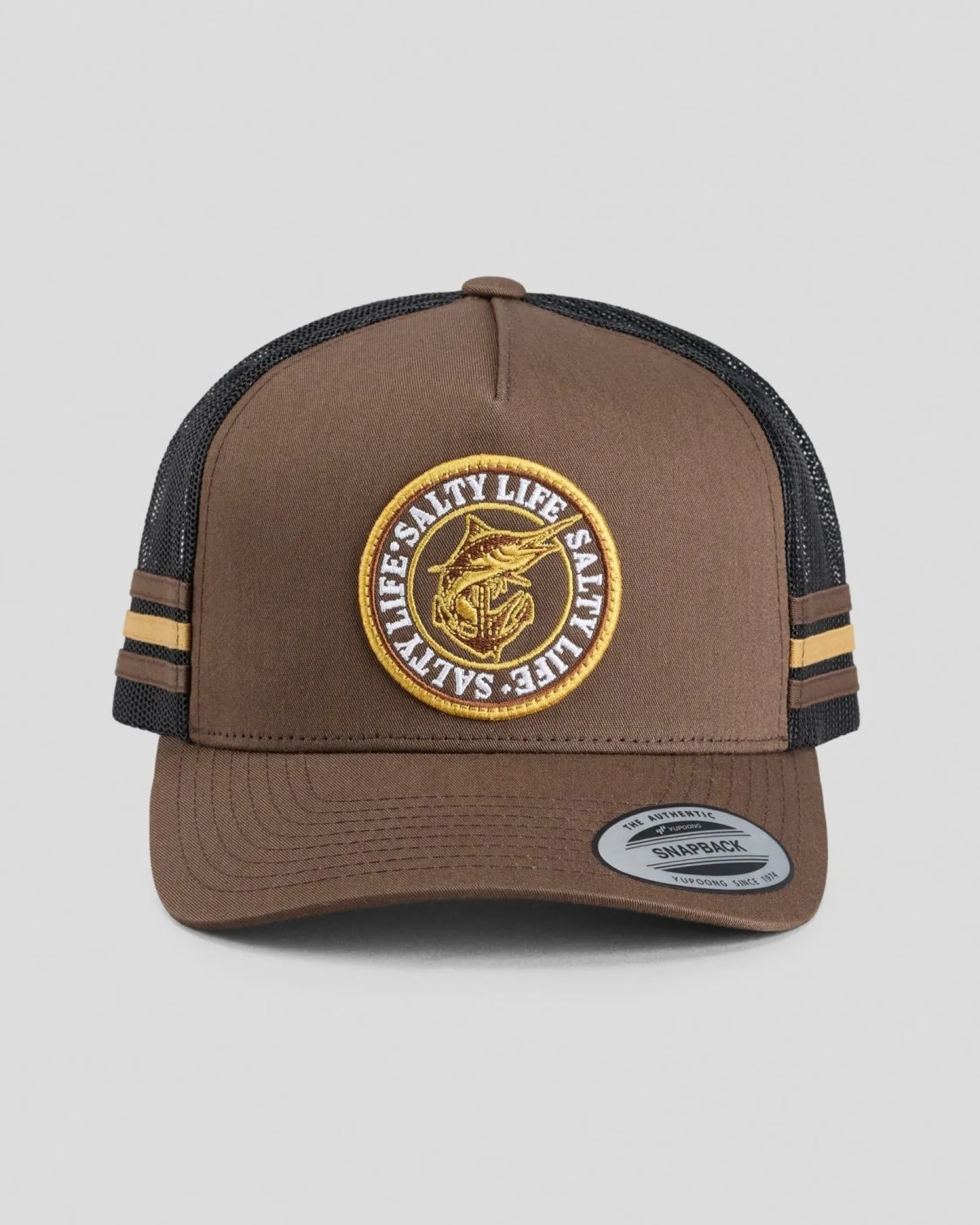 Salty Life Once Bitten 3.0 Trucker Cap Chocolate