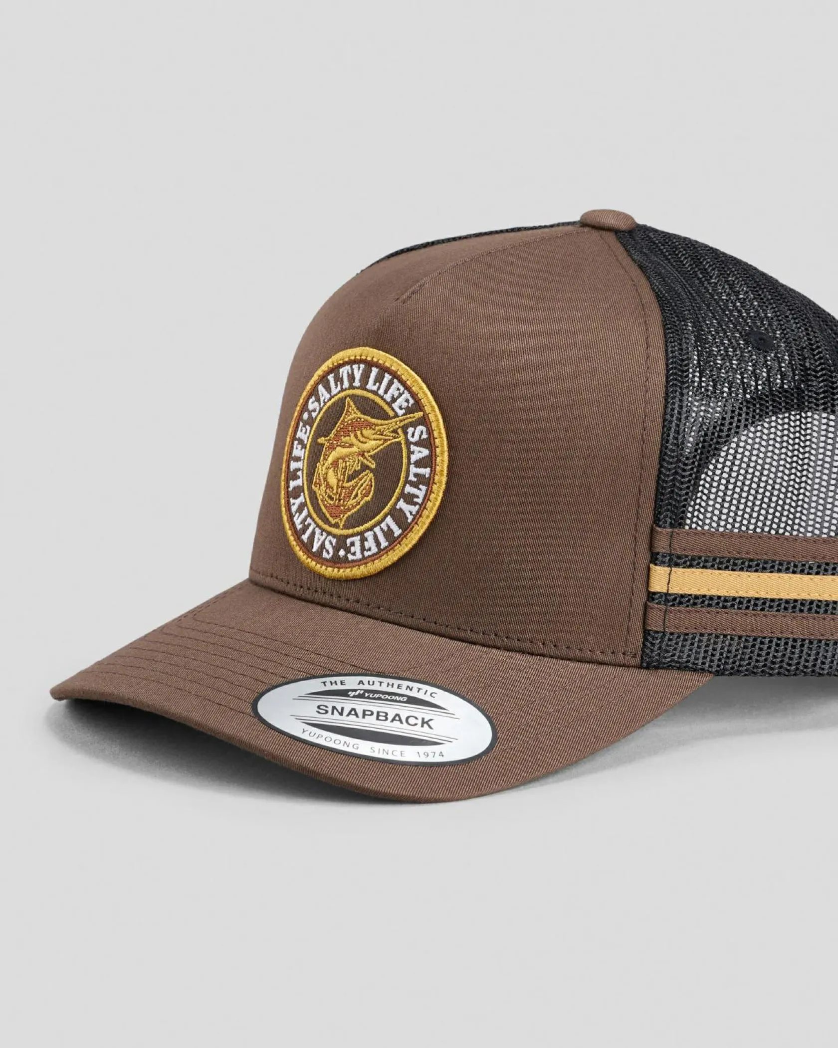 Salty Life Once Bitten 3.0 Trucker Cap Chocolate