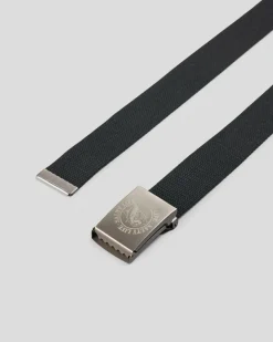 Salty Life Once Bitten Web Belt Black Hot