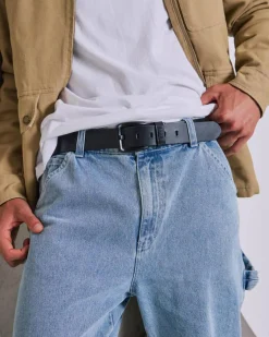 Lucid Onyx Leather Belt Stealth Outlet