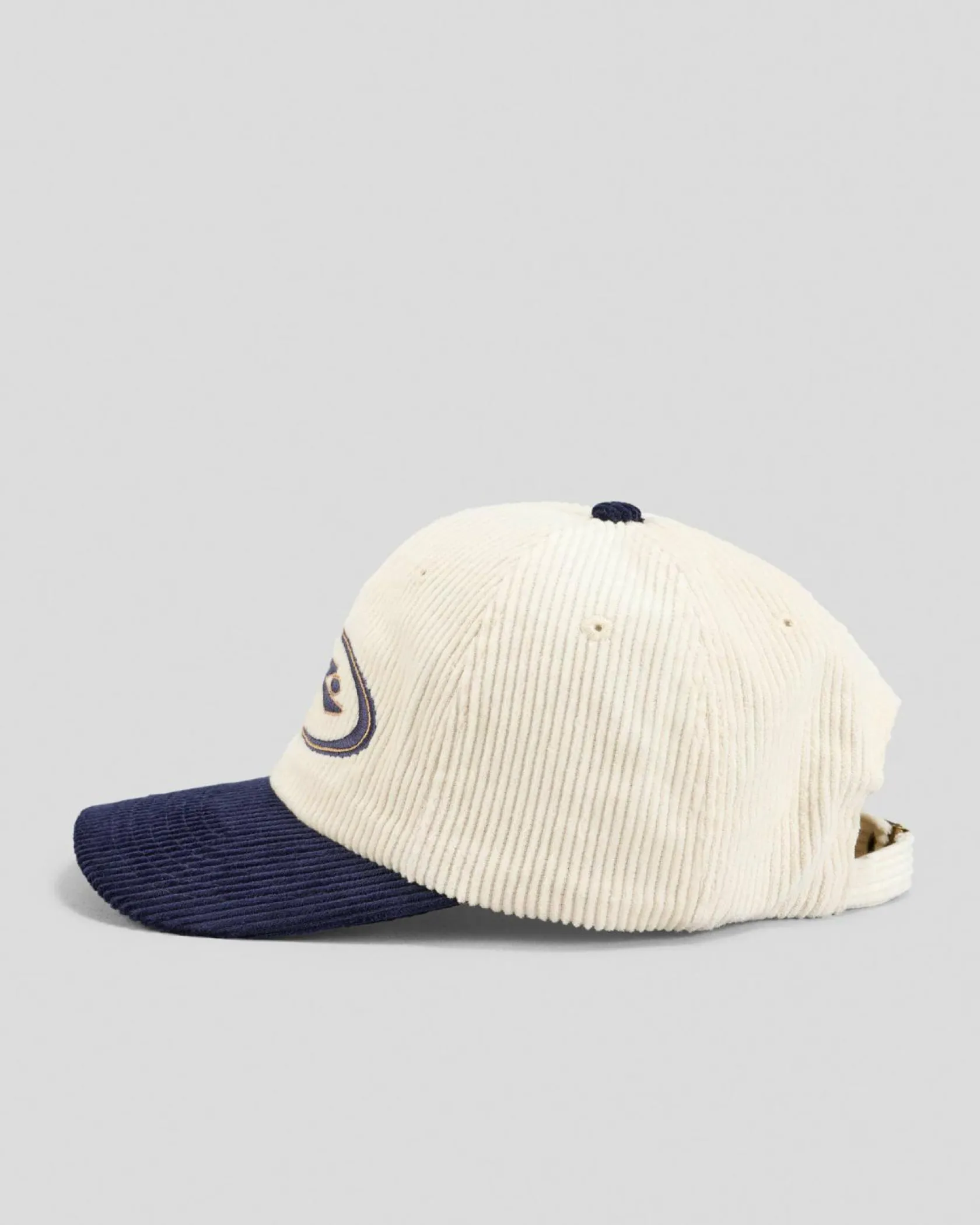 Rusty Orbit Cord Six Panel Cap Navy Blue New