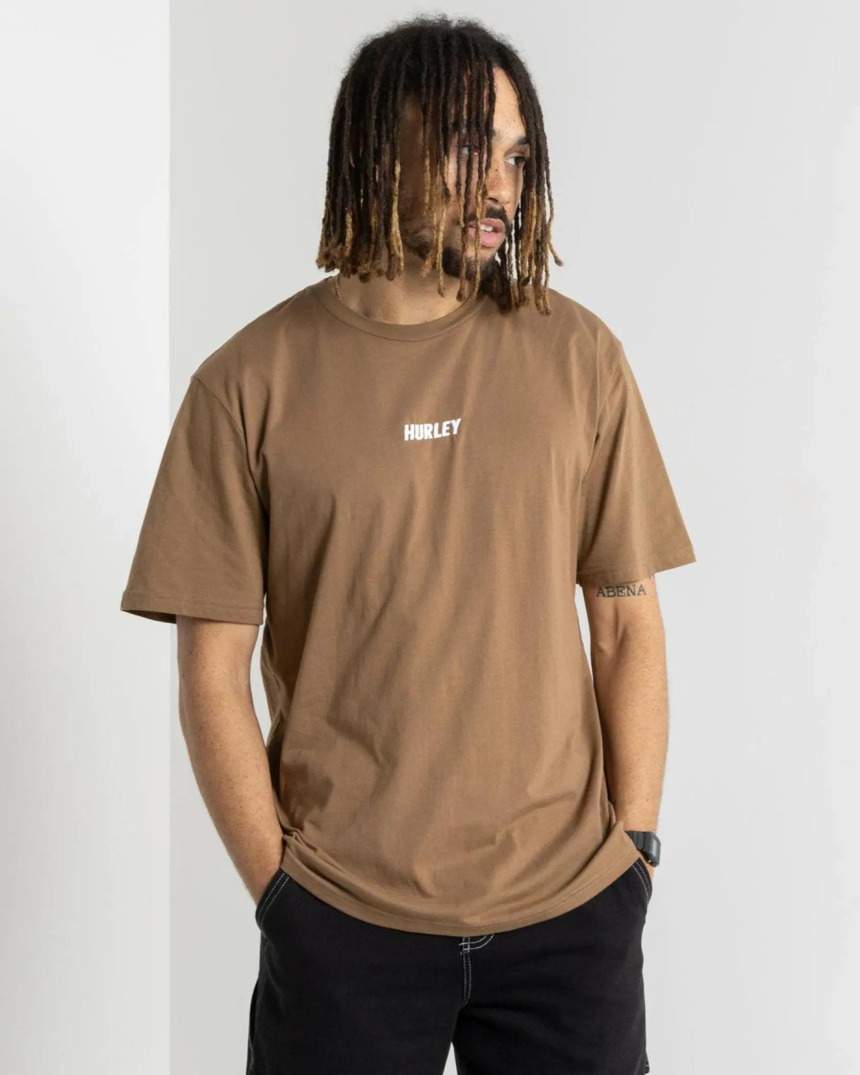Hurley Organic Fastlane T-Shirt Cocoa Cream