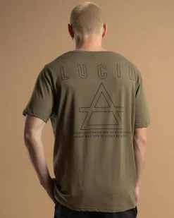Lucid Origins T-Shirt Olive New