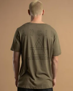 Lucid Origins T-Shirt Olive New