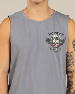 Dexter Outlaw Spirit Muscle Tank Lt Grey Acid Online