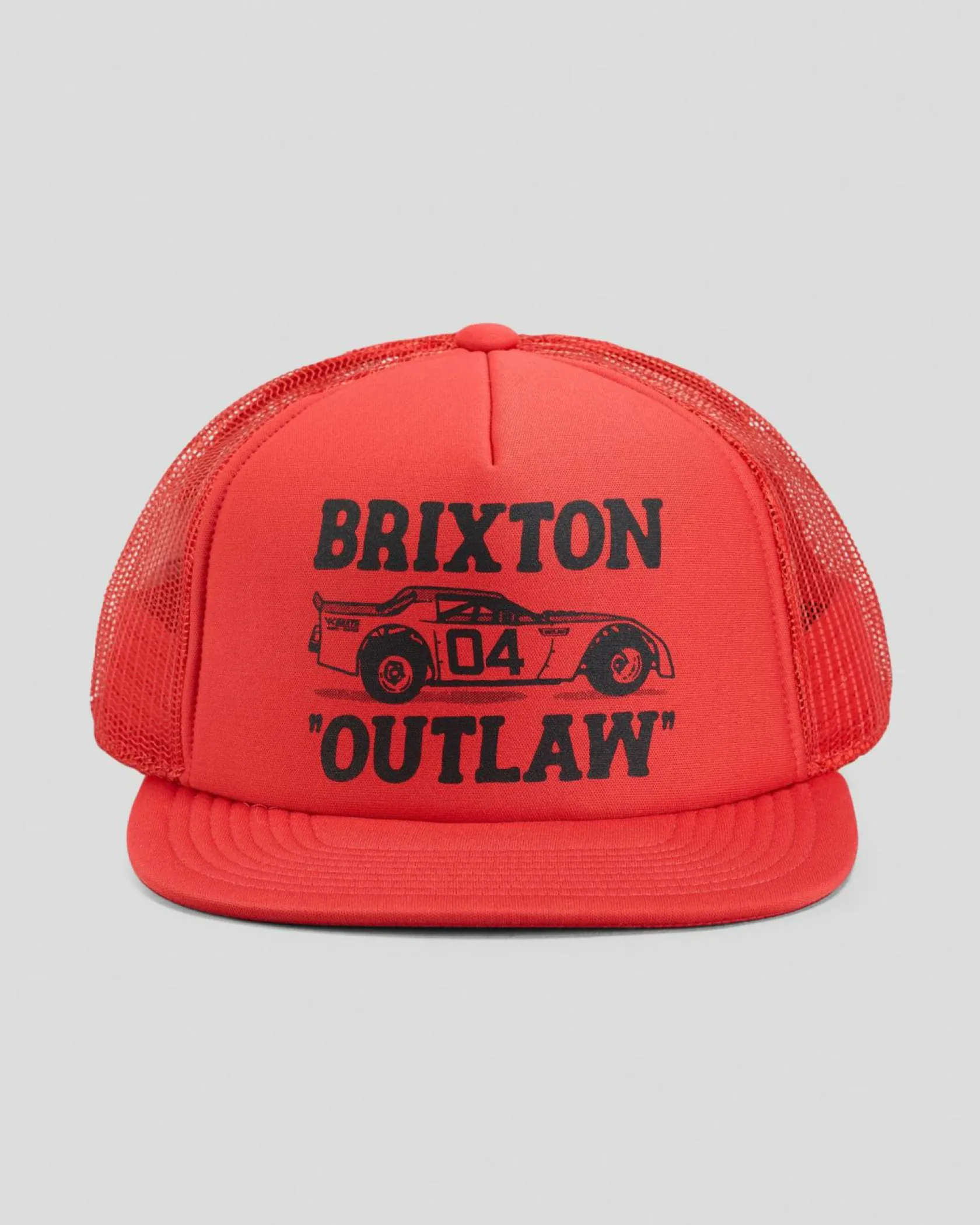 Brixton Outlaw Trucker Cap Red/red Clearance