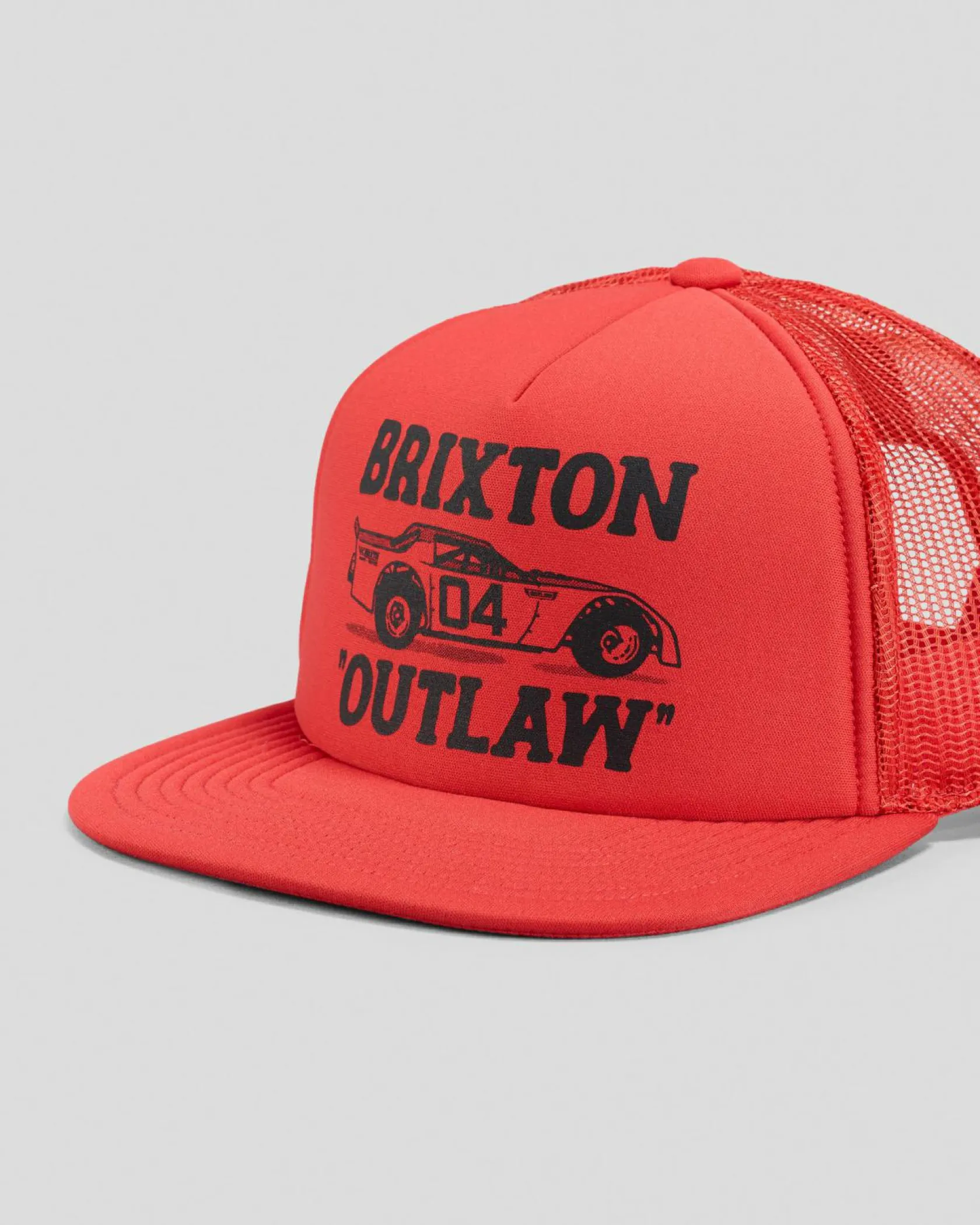 Brixton Outlaw Trucker Cap Red/red Clearance