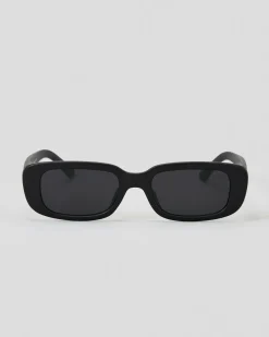 Happy Hour Oxford Sunglasses Matte Black / Black New