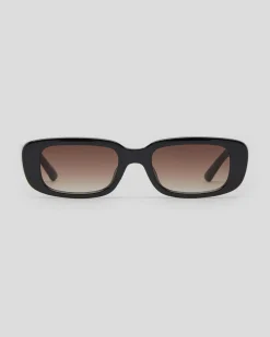 Happy Hour Oxford Sunglasses Black New
