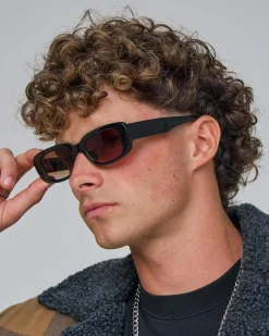 Happy Hour Oxford Sunglasses Black New