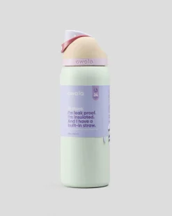Owala 32oz FreeSip Stainless Steel Water Bottle Tan/mint Discount