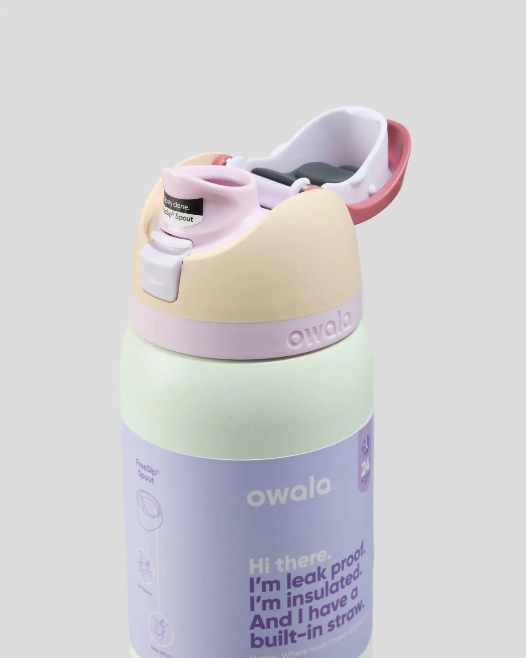Owala 32oz FreeSip Stainless Steel Water Bottle Tan/mint Discount