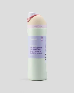 Owala 24oz FreeSip Stainless Steel Water Bottle Tan/mint Clearance