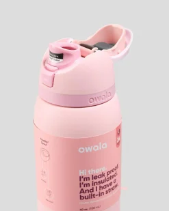 Owala 40oz FreeSip Stainless Steel Water Bottle Pink/pink